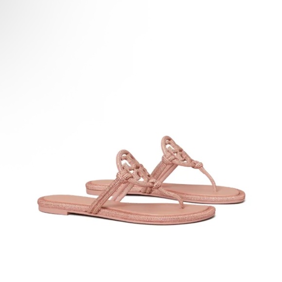 Tory Burch Miller Pave Knotted Sandal - Picture 1 of 9